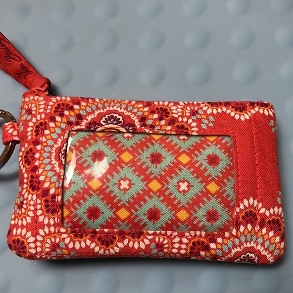 Vera Bradley Handbags - Vera Bradley “Paprika” ID Wallet & Key fob